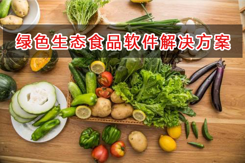 绿色生态食品管理软件解决方案,适合绿色生态食品的财务管理软件